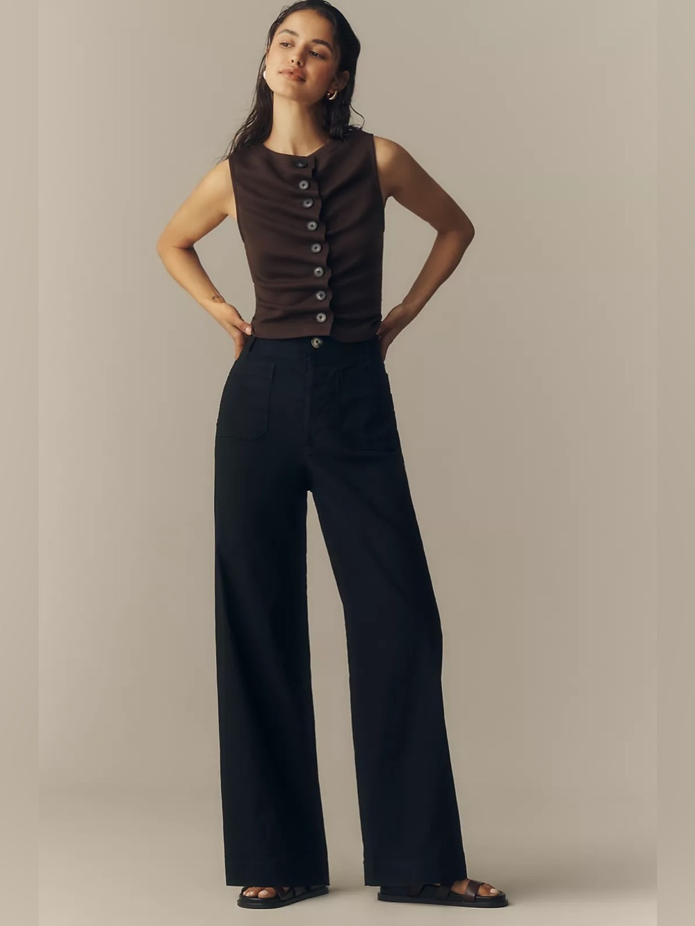 Maeve Colette Magic Fabric Full Length Pants size 27